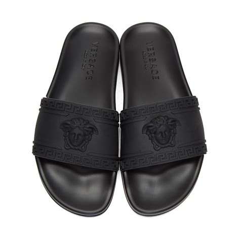 versace rubber slides|Versace slides cheap.